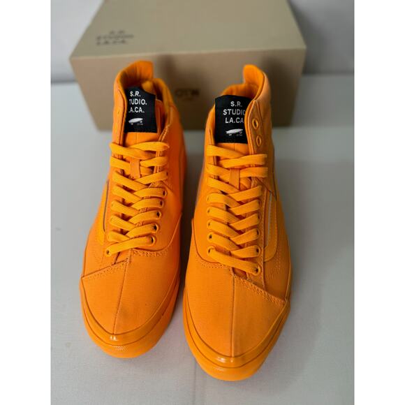 New In Box Vans OTW Sk8-Hi Clash the Wall SR. Studio LA. CA Orange 8 M 9.5 W - Picture 2 of 14
